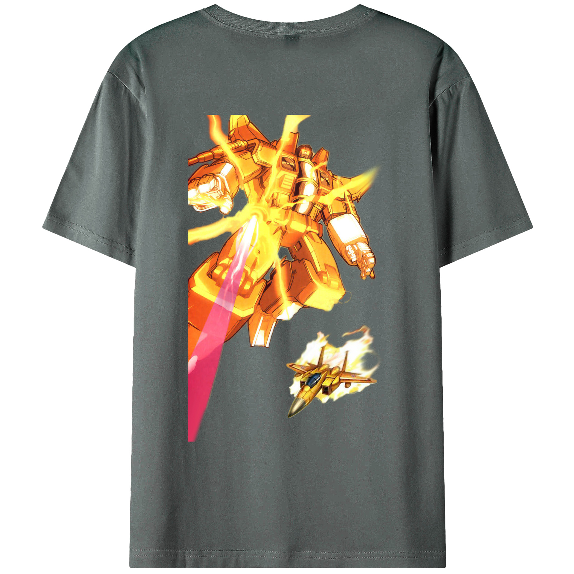 （画像用）  綿100％ メンズ半袖Tシャツ（バックプリント） 通気性